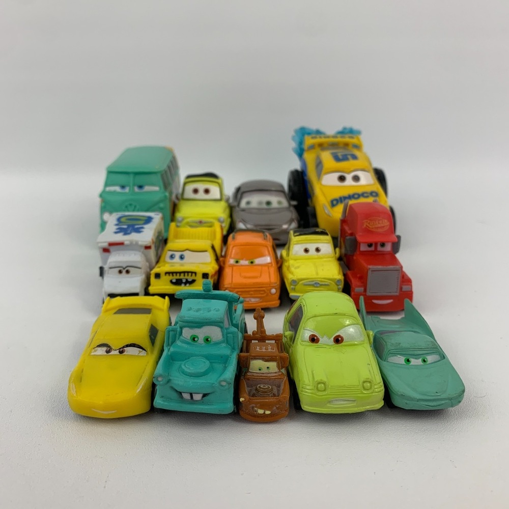 Mattel Disney Pixar Plastic Cars Toy Lot Fillmore Mater Sally Mack Cruz Rami - Picture 2 of 14